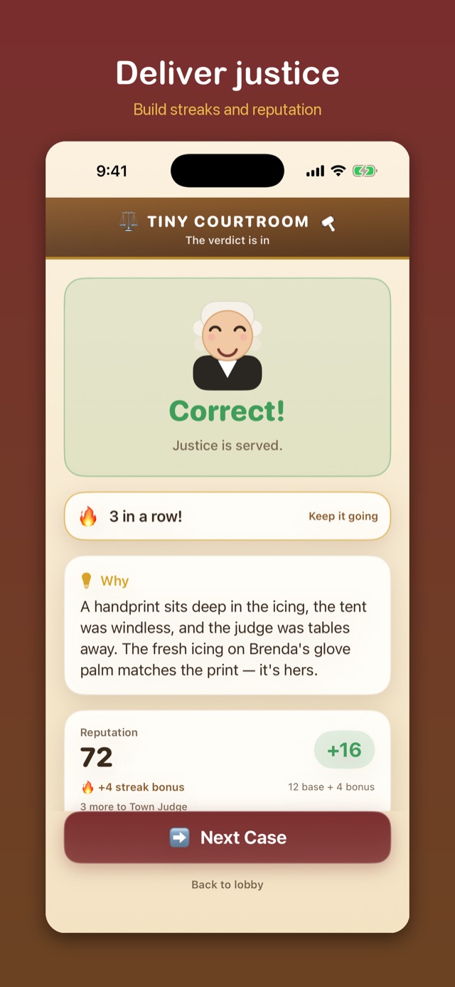 Tiny Courtroom screenshot